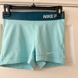 Nike Women's Teal Athletic Shorts